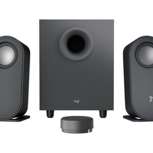 Logitech Z407 - Sistema de altavoces - para PC - canal 2.1 - inalámbrico - Bluetooth - USB - 40 vatios (Total)