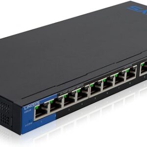 Linksys Business LGS116 - Switch - unmanaged - 16 x 10/100/1000 - desktop  AC 100/230 V - Port Gigabit Swtich