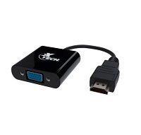Xtech - Video adapter - 19 pin HDMI Type A - VGA - Black - XTC-363