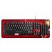 Xtech - Keyboard - Wired - Spanish (Latin American) - USB - Bright red - Marvel XTK-M401IM