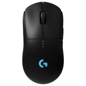 Logitech G Pro - Ratón - diestro y zurdo - óptico - 8 botones - inalámbrico - 2.4 GHz - receptor USB de Logitech LIGHTSPEED