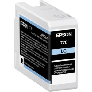 Epson 770 - 25 ml - cián claro - original - cartucho de tinta - para SureColor P700