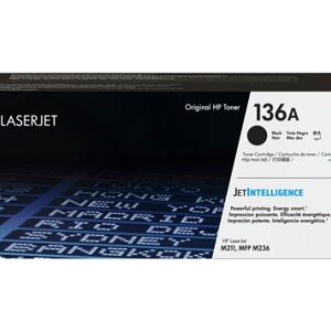 HP 136A - Negro - original - cartucho de tóner (W1360A) - para LaserJet M211d, M211dw, MFP M236d, MFP M236dw, MFP M236sdn, MFP M236sdw