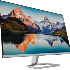 HP M32f - M-Series - monitor LED - 32" (31.5" visible) - 1920 x 1080 Full HD (1080p) @ 75 Hz - VA - 300 cd/m² - 1000:1 - 7 ms - 2xHDMI, VGA - plata (base), cabezal negro