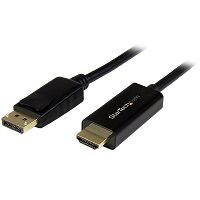 StarTech.com Cable de 3m Adaptador DisplayPort a HDMI - 4K 30Hz - Cable Conversor DP a HDMI Ultra HD - Cable adaptador - DisplayPort macho a HDMI macho - 3 m - compatibilidad con 4K