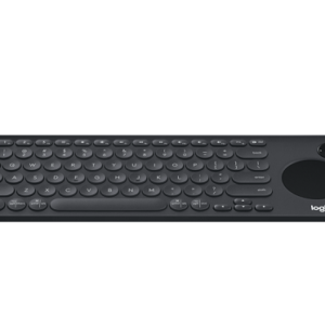 Logitech - K600 Smart TV Keyboard - Wireless - Spanish - Bluetooth - Black - intergrated touchpad