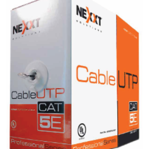 Nexxt - Par trenzado UTP Cat5e para exteriores - 24AWG - 305 m - CMX - Negro
