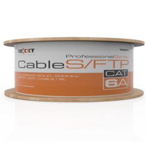 Nexxt Enterprise Cat6A S/FTP Cable 4P 23AWG LSZH 305m GR
