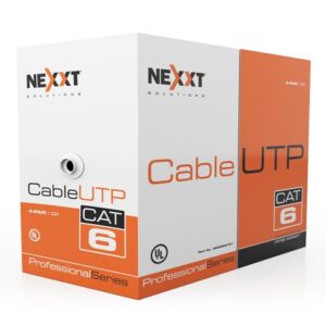 Nexxt Enterprise Cat6 U/UTP Cable 4P 23AWG CM 305m RD