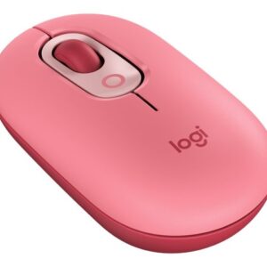 Logitech POP - Ratón - compacto - óptico - 4 botones - inalámbrico - Bluetooth 5.1 - rompecorazones