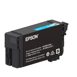 Epson T41P - 350 ml - gran capacidad - cián - original - blíster con alarmas de RF/acústica - cartucho de tinta - para SureColor T3470, T5470, T5470M
