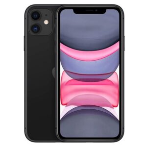 Apple iPhone 11 - Teléfono inteligente - Single SIM - 4G Gigabit Class LTE - 64 GB - 6.1" - 1792 x 828 píxeles (326 ppi) - Liquid Retina HD display (cámara frontal de 12 MP) - 2 x cámaras traseras - negro