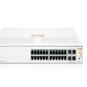 HPE Aruba Instant On 1930 24G 4SFP/SFP+ Switch - Conmutador - L3 - Gestionado - 24 x 10/100/1000 + 4 x 1 Gigabit / 10 Gigabit SFP+ - montaje en rack