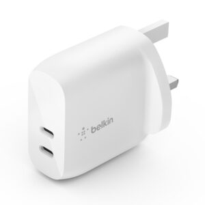 Belkin - - 40 vatios - PD 3.0 - 2 conectores de salida (2 USB-C)