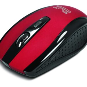 Klip Xtreme - Mouse - Wireless - 2.4 GHz - Red - Nano - 6-button Opt