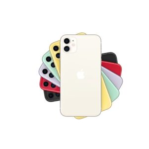 Apple iPhone 11 - Teléfono inteligente - Single SIM - 4G Gigabit Class LTE - 128 GB - 6.1" - 1792 x 828 píxeles (326 ppi) - Liquid Retina HD display (cámara frontal de 12 MP) - 2 x cámaras traseras - blanco