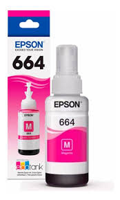 Epson T664 - Magenta - original - cartucho de tinta - para Epson L380, L386, L395, L495; EcoTank ET-2600, 2650, L1455, L396, L606, L656