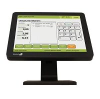 Logic Controls LE1015-J - Monitor LCD - 15" - pantalla táctil - 1024 x 768 XGA @ 75 Hz - 250 cd/m² - 800:1 - 12 ms - USB - altavoces - negro