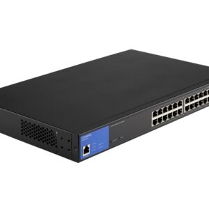 Linksys - Switch - Gigabit PoE - 24 - Desktop