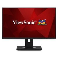 ViewSonic VG2456 - Monitor LED - 24" (23.8" visible) - 1920 x 1080 Full HD (1080p) - IPS - 250 cd/m² - 1000:1 - 5 ms - HDMI, DisplayPort, USB-C - altavoces - con Gigabit Ethernet integrado