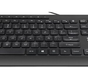 Klip Xtreme - Keyboard - Wired - Spanish - USB - Black - Multimedia keys