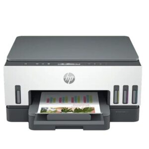 HP Smart Tank 720 All-in-One - Impresora multifunción - color - chorro de tinta - rellenable - Letter A (216 x 279 mm)/A4 (210 x 297 mm) (original) - A4/Legal (material) - hasta 13 ppm (copiando) - hasta 15 ppm (impresión) - 250 hojas - USB 2.0, Wi-Fi(ac), Bluetooth
