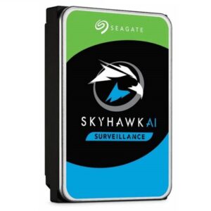 Seagate SkyHawk AI ST8000VE001 - Disco duro - 8 TB - interno - 3.5" - SATA 6Gb/s - búfer: 256 MB - con Recuperación de datos Seagate Rescue de 3 años