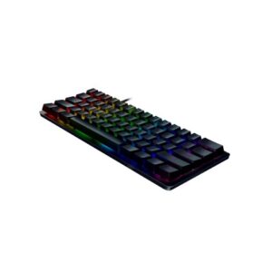 Razer Huntsman Mini - Teclado - retroiluminación - USB - QWERTY - EE. UU. - interruptor: Razer Clicky Optical Purple - negro