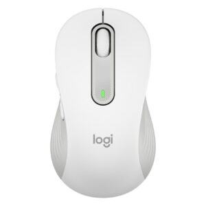 Logitech Signature M650 - Ratón - manos pequeñas - diestro y zurdo - inalámbrico - Bluetooth, 2.4 GHz - receptor de USB Logitech Logi Bolt - blanco hueso