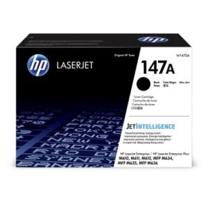HP 147A - Negro - original - LaserJet - cartucho de tóner (W1470A) - para LaserJet Enterprise MFP M635; LaserJet Enterprise Flow MFP M634, MFP M635, MFP M636
