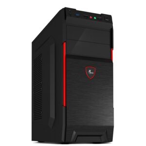 Xtech - Desktop - ATX - Black and red - 600W PS XTQ-214
