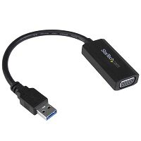 StarTech.com Adaptador Gráfico Conversor USB 3.0 a VGA con Controladores Incorporados - Cable Convertidor - 1920x1200 - Adaptador USB / VGA - USB Tipo A (M) a HD-15 (VGA) (H) - USB 3.0 - 19.5 m - admite 1920x1200 (WUXGA) - para P/N: MXT101MM