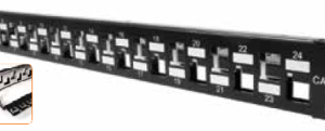 Nexxt - Modular Patch Panel - Cat6A - 24P for SFTP Keys Jack - Rack