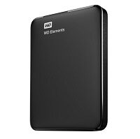 WD ELEMENTS Almacenamiento portátil WDBU6Y0040BBK - Disco duro - 4 TB - externo (portátil) - USB 3.0
