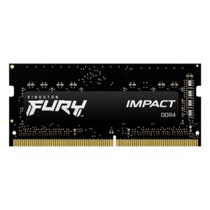 Kingston FURY Impact - DDR4 - módulo - 8 GB - SO-DIMM de 260 contactos - 3200 MHz / PC4-25600 - CL20 - 1.2 V - sin búfer - no ECC - negro
