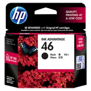 HP 46 - Negro - original - Ink Advantage - cartucho de tinta - para Deskjet Ink Advantage Ultra 2529, Ink Advantage Ultra 4729