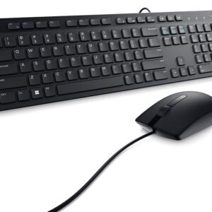 Dell - Keyboard and mouse set - Spanish (Latin American) - Wired - KM300C