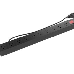 Nexxt Solutions Infrastructure - Power distribution unit - Rack-mountable - AC 110-125 V - 9 Tomas de Corriente - NEMA 5-15 15A 1U