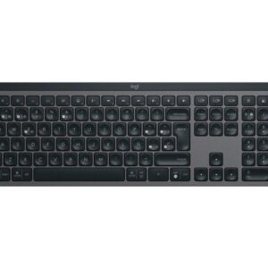 Logitech MX Keys S - Teclado - retroiluminación - inalámbrico - Bluetooth LE - QWERTY - español - interruptor: tecla de tijera - grafito