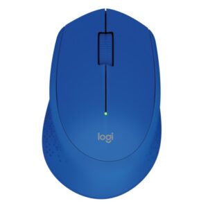 Logitech M280 - Ratón - diestro - óptico - 3 botones - inalámbrico - 2.4 GHz - receptor inalámbrico USB - azul