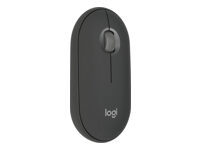 Logitech Pebble Mouse 2 M350s - Ratón - óptico - 3 botones - inalámbrico - Bluetooth - grafito