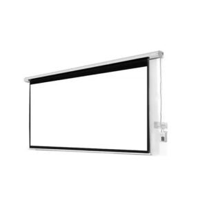 Klip Xtreme KPS-503 - Pantalla de proyección - Motor de 110v - 120 pulgada ( 305 cm ) - Dimensiones: 94.4" x 70.9" / 2.40 x 1.80 m - 4:3 - Grosor de la pantalla: 0.42mm +/-0.03 - Blanco Mate - Control remoto - VOLTAJE 110v